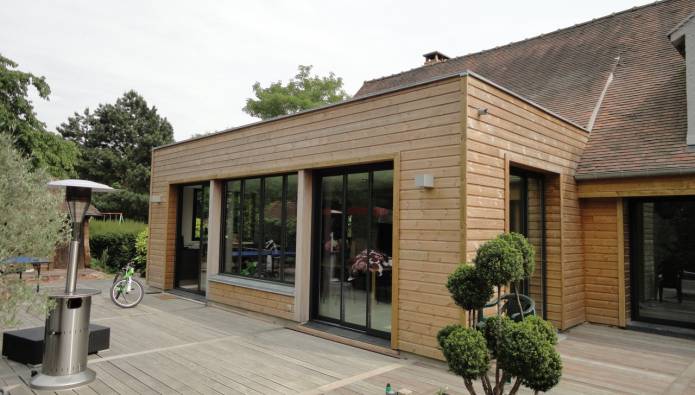 Professionnel pour un agrandissement de maison