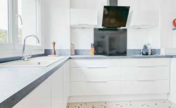 Réfection d'une cuisine à Châtenay-Malabry vue du séjour