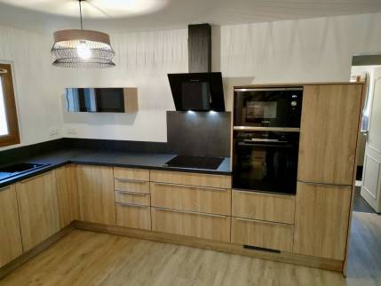 Pose de cuisine tout équipée