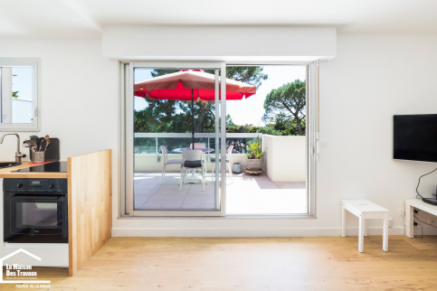 Baie coulissante 2 vantaux en aluminium