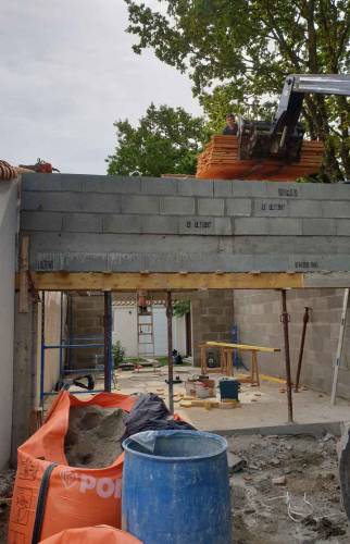 élévation des murs