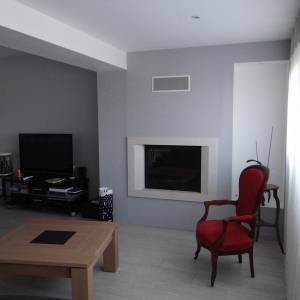 Entension de la maison, vue de l'intérieur à Cachan