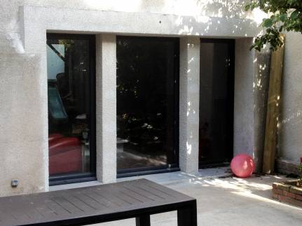 Avant et après installation de portes fenêtres Haguenau