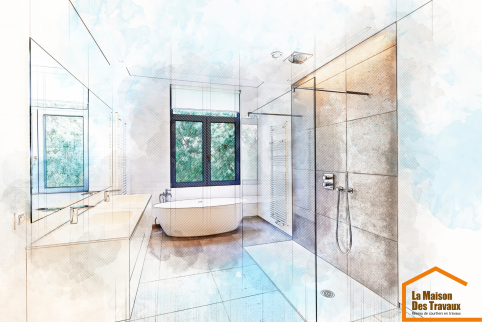 plans salle de bains