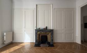 Comment rénover un appartement de type Haussmannien pour investir à Lyon (69009) : état initial, étapes et résultat final / rénovation des peintures