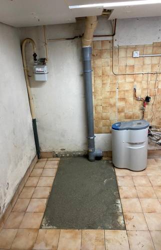 Fosse condamnée en sous-sol