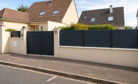 ST CHERON 91  pose de clôture et de portail pour une maison