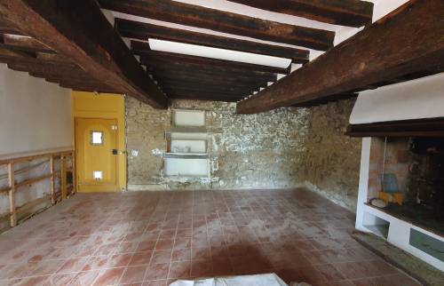 Mur et sol avant travaux à Bruz