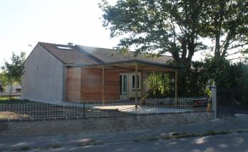 Création d'un carport en bois à Vertou