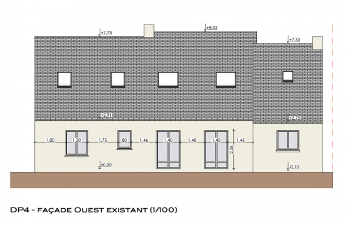 Plan du projet : avant le changement des ouvertures