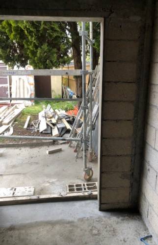 chantier de maçonnerie