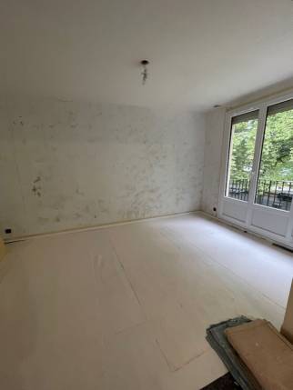 Rénovation en cours d'un appartement à Soissons