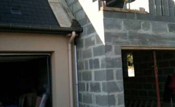 Construction de garage en parpaings - Chaumes-en-Brie 77390