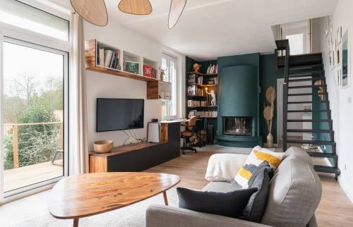 Extension rénovation de maison à Vertou- salon