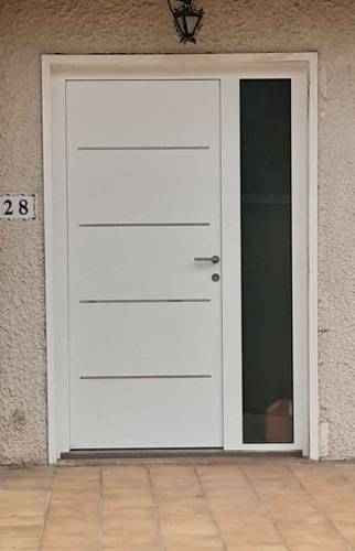Porte tiercée alu