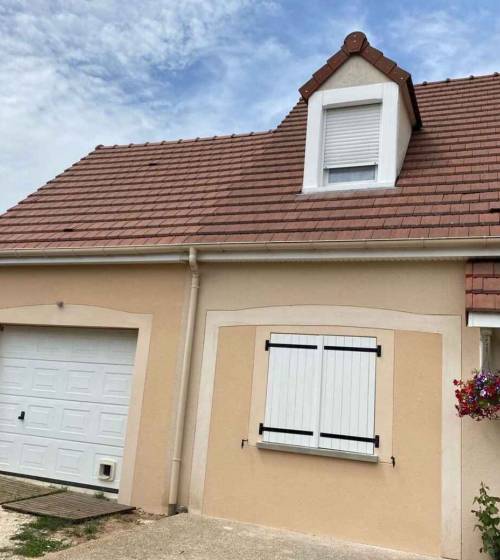 Vue façade avant après travaux 