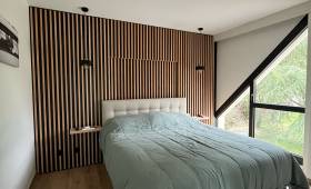 tête de lit sur mesure en position fermée