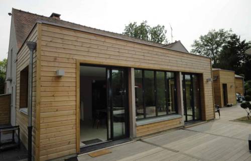 Construire une extension en bois à Pessac