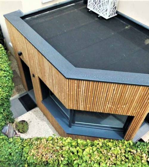 Extension moderne en bois à Grenoble Sud (38100)