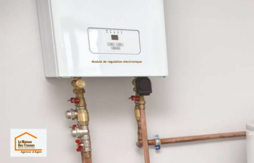 Module de régulation électronique permettant de piloter efficacement le système de chauffage et les apports d’énergie solaire thermique.