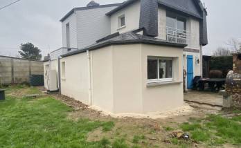 Agrandissement terminé - Résultat final de l'extension de maison 