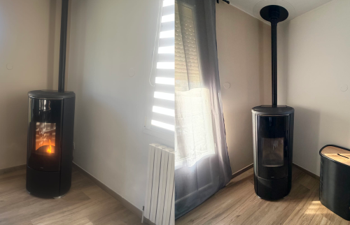  Rénovation Dole - poêle à granulés