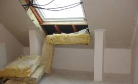 Travaux de rénovation énergétique avec isolation sous-toiture en laine minérale - Livry-Gargan 93