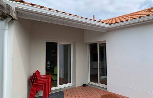 Ravalement de façade aux Sorinières