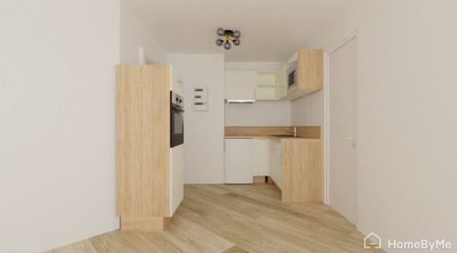 Vue 3D de la cuisine