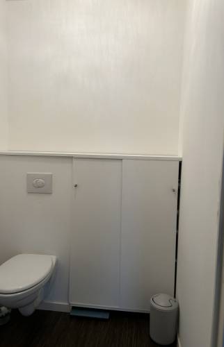 Toilette avant rénovation à Bruz 