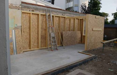 Extension en cours de réalisation à Royan