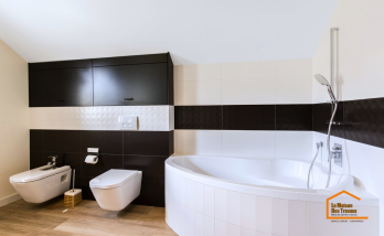 baignoire d'angle