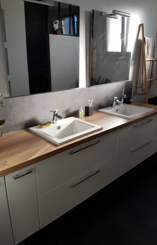 Aprsè travaux : Rénovation salle de bain - Amiens