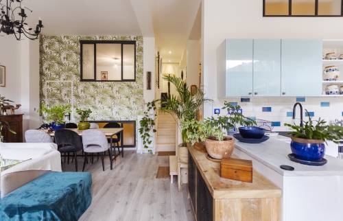 Salon et Cuisine en souplexe