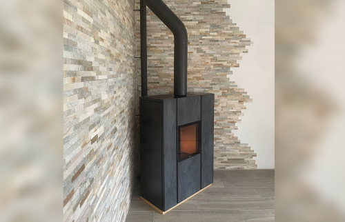 Installation d'un poêle mixte granulés et bois- Dole