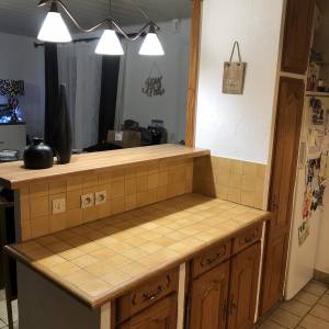 Rénovation d'une cuisine en chêne - CELINE JOUVANCEAU - La Maison Des Architectes