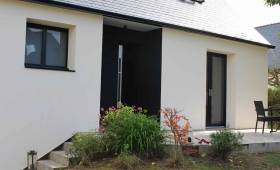 Mise en place nouvel encadrement sécurisé porte entrée pavillon - Changis-sur-Marne -