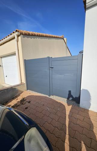 Grand portail 2 vantaux