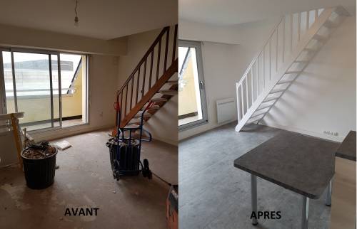 Rénovation appartement en duplex - Amiens 