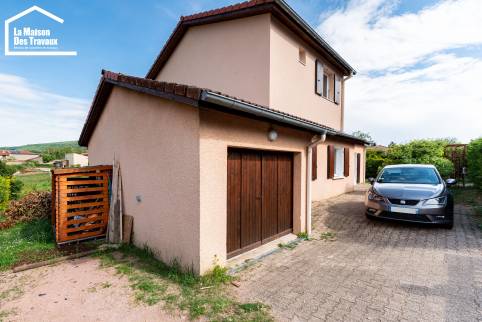 Surélévation de toiture pour agrandissement d'une maison située dans l'ouest lyonnais
