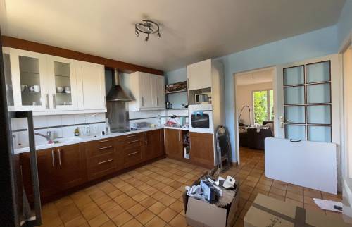 rénovation cuisine et ouverture sur le salon - AVANT