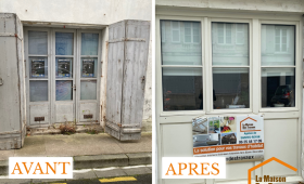 Rénovation d'un soubassement bois et de trois fenêtres en accord avec les réglementations locales