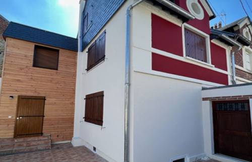 Façade rénovée par isolation par l'extérieur