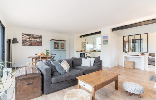 Extension de maison individuelle à Rezé - salon séjour 