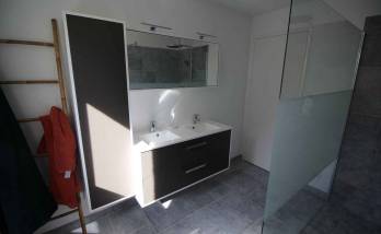 Installation d'une vasque à Deauville