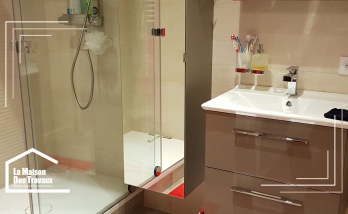 Rénovation de Salle de Bain à Mantes-La-Jolie : Un Espace Petit mais Spectaculaire