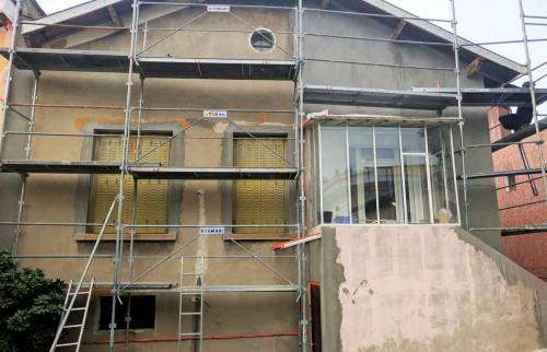 Ravalement de Façade Lyon Bron - Maison avant travaux