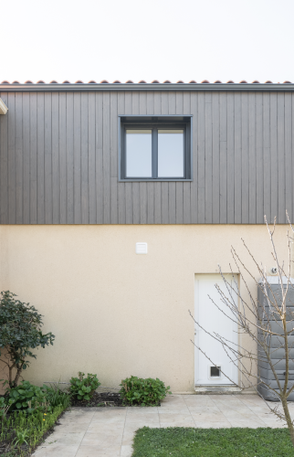 Surélévation de maison en ossature bois à Vertou