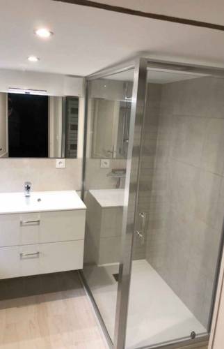 Pose d'une vasque dans une salle de bain à Deauville