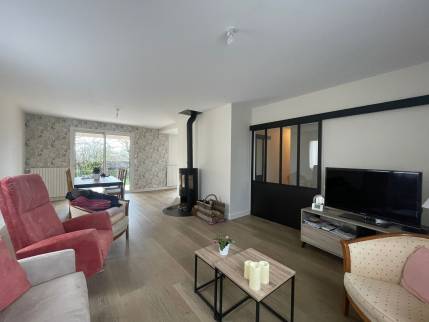 Rénovation de maison avec installation de porte verrière coulissante - Saint-Léger-sous-Cholet (49)